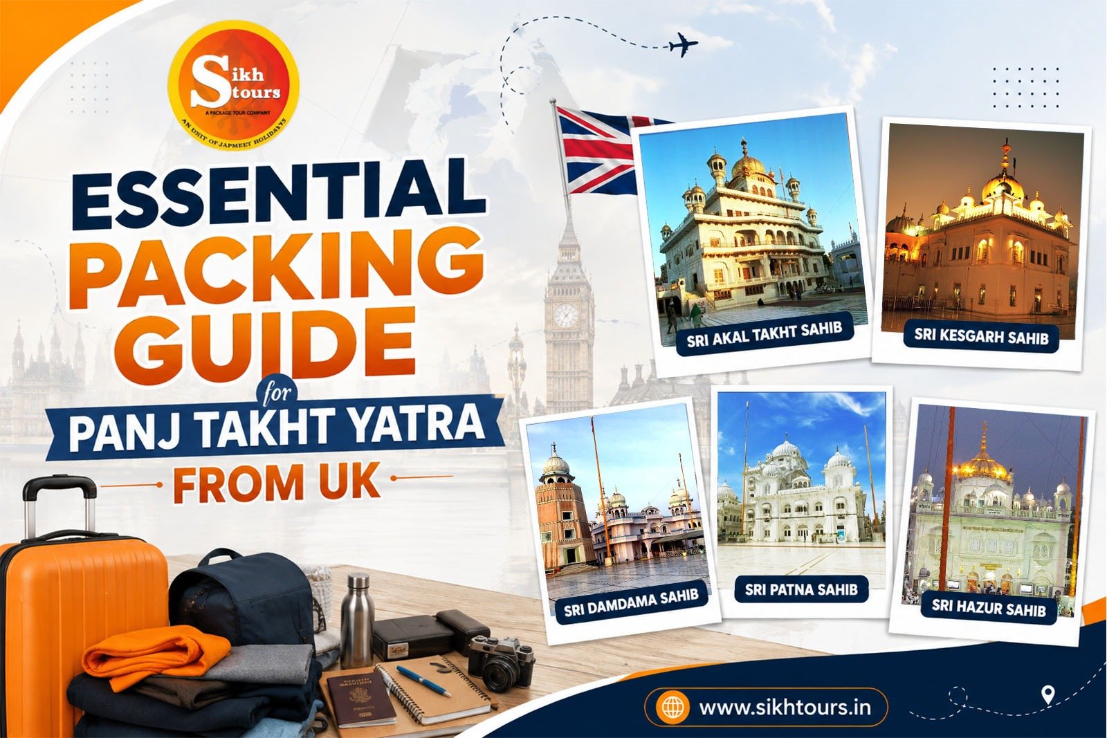 Panj Takht Yatra from UK: What to Pack for a Multi-City Sikh Pilgrimage